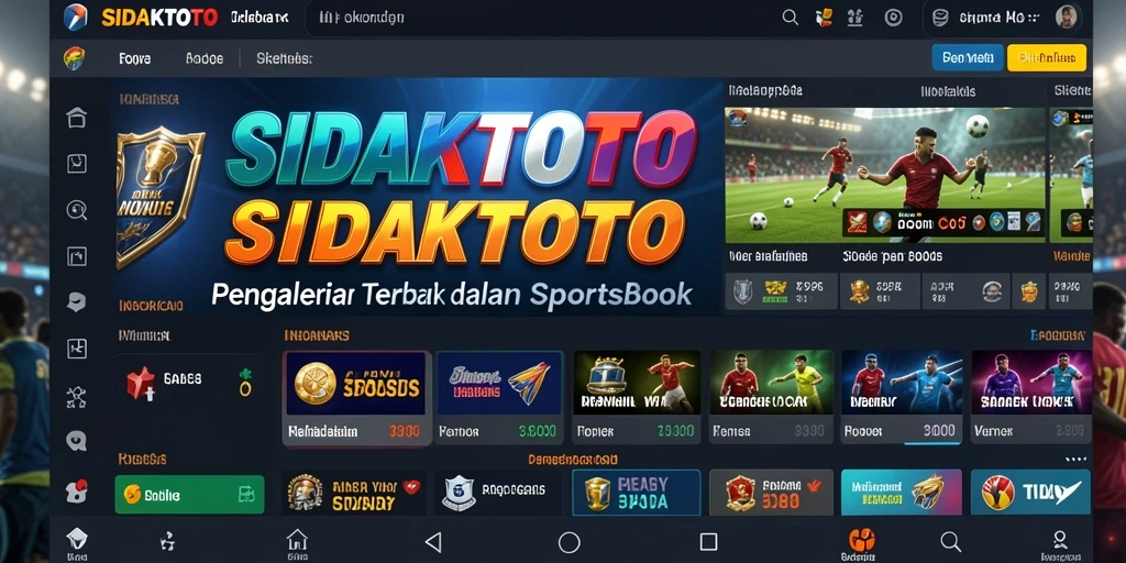 Tampilan gameplay <strong>SIDAKTOTO</strong> yang menarik saat taruhan olahraga.
